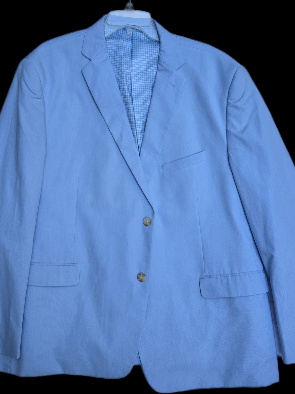 Crown & Ivy Ligght Blue Men’s Two-Button Blazer